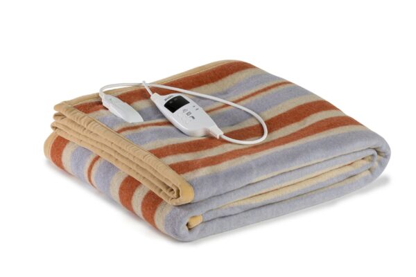 Coperta elettrica a righe